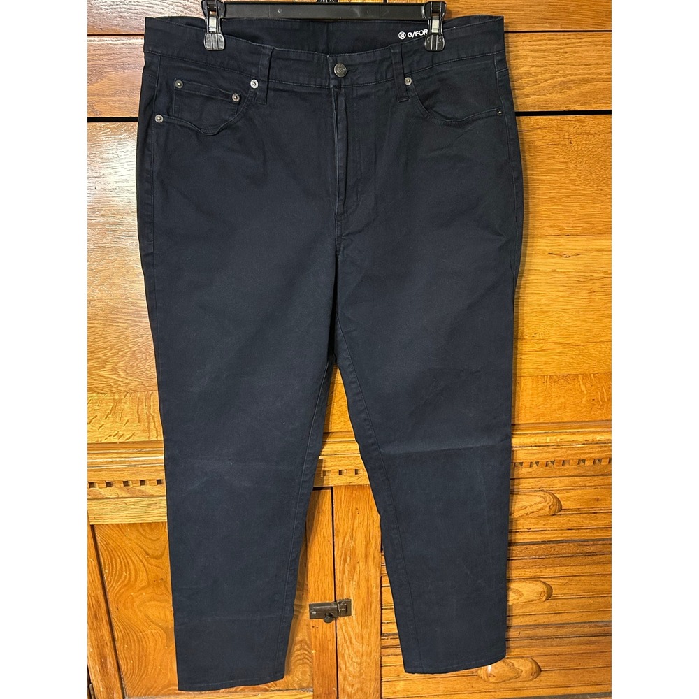 G/FORE Athleisure Mens 5-Pocket Golf Pants Black Cotton Modal Stretch Size 36/30